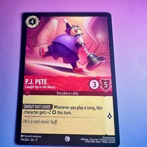 p.j. pete - 114/204 (common) — lorcana: fabled